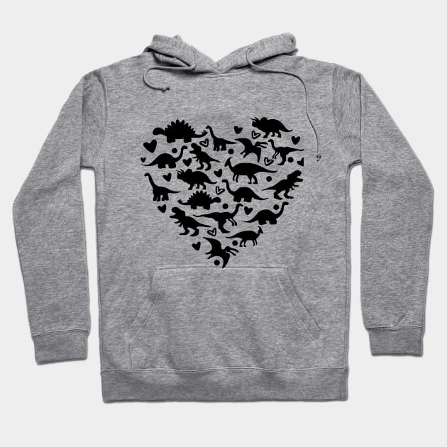 Dino Love Hoodie by Coach Alainne Designs